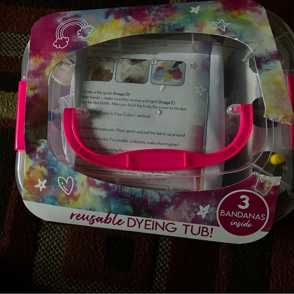 Bandanna Tie Dye Kit New in Box